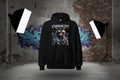 Unisex Hoodie "Cybercat" - Black Ursus | Urban Streetwear
