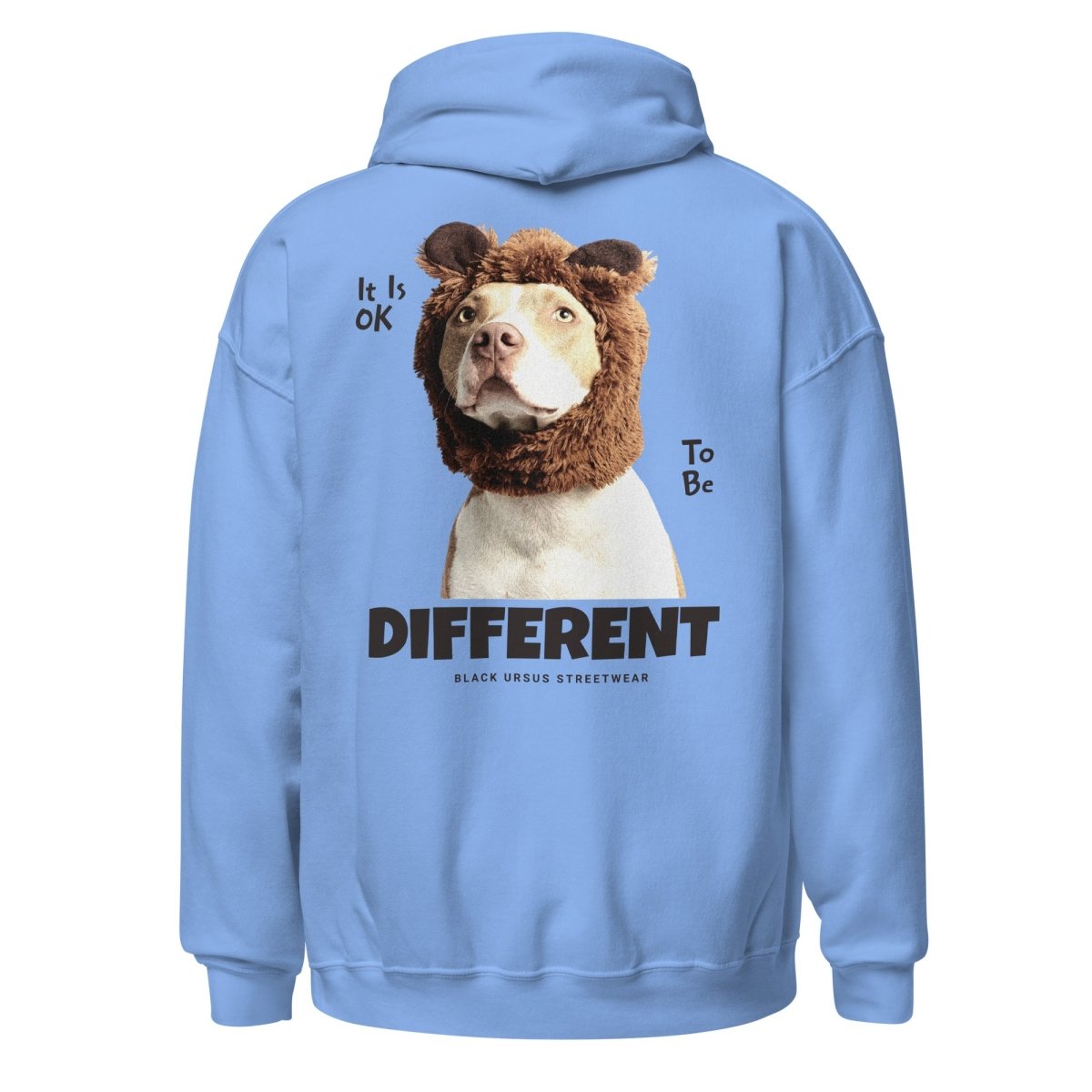 Unisex Hoodie "Different" mit hochwertigem Logo - Stick in Navy Blau - Streetwear - size_range | Black Ursus