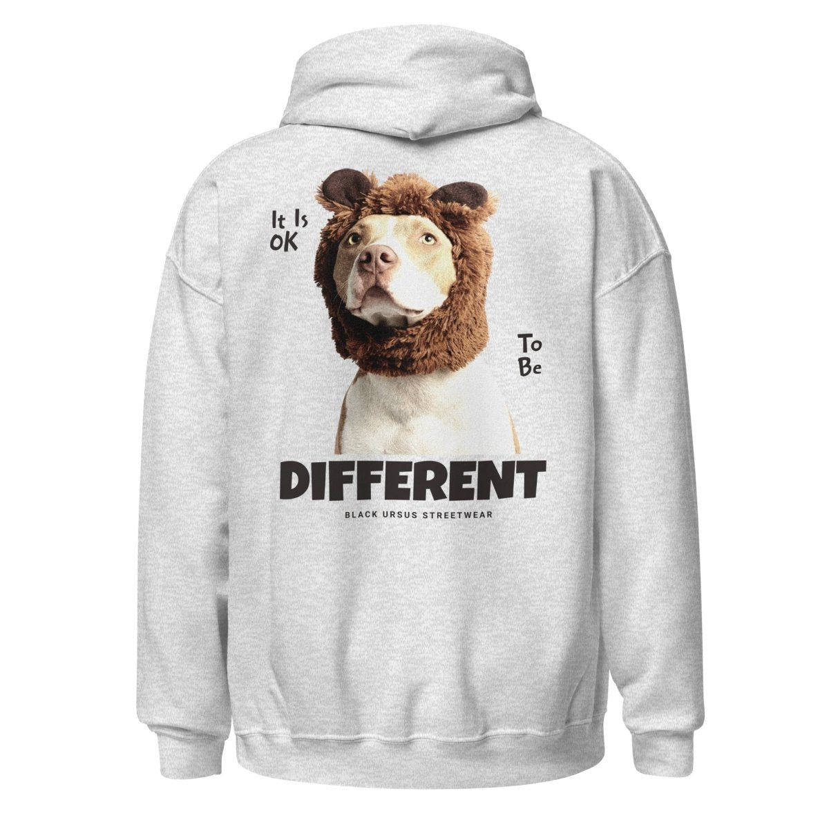 Unisex Hoodie "Different" mit hochwertigem Logo - Stick in Navy Blau - Streetwear - size_range | Black Ursus