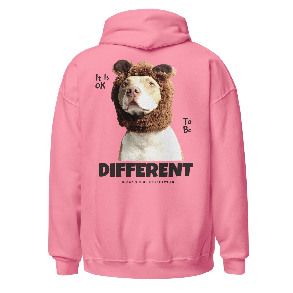 Unisex Hoodie "Different" mit hochwertigem Logo - Stick in Navy Blau - Streetwear - size_range | Black Ursus