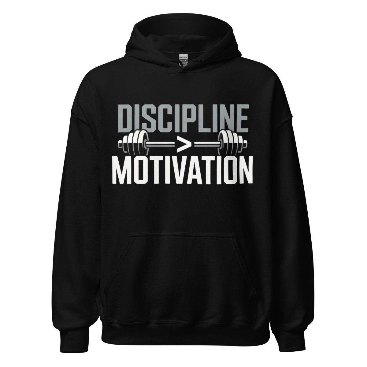 Unisex Hoodie "Discipline" - Black Ursus | Urban Streetwear
