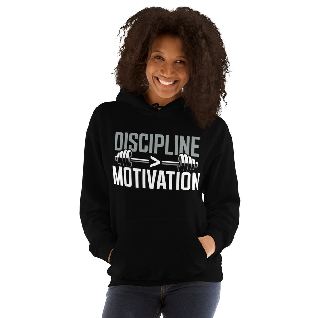 Unisex Hoodie "Discipline" - Black Ursus | Urban Streetwear