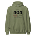 Unisex Hoodie „Error 404“ - Streetwear - size_range | Black Ursus