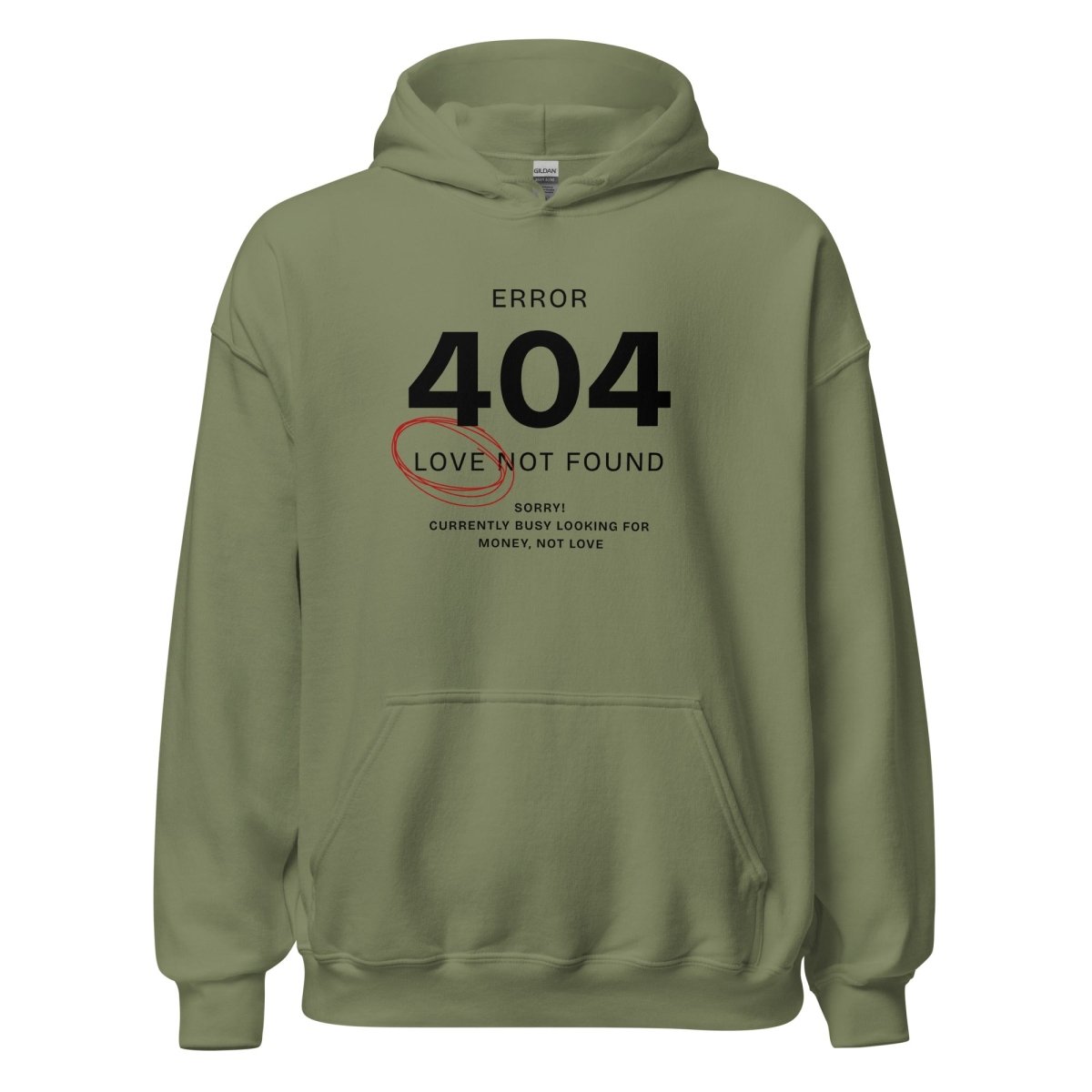 Unisex Hoodie „Error 404“ - Streetwear - size_range | Black Ursus