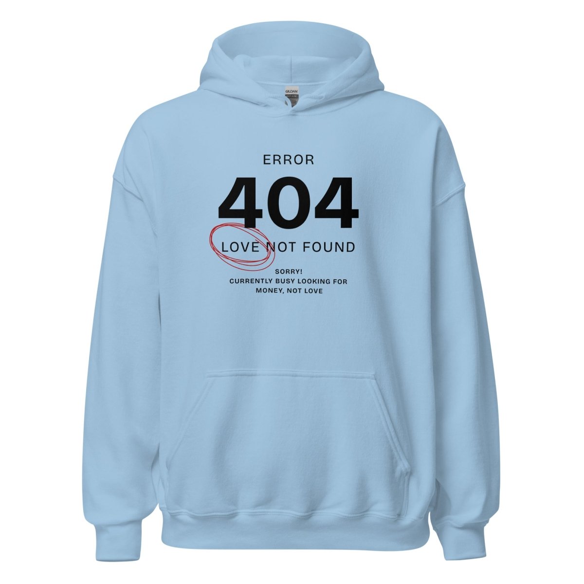 Unisex Hoodie „Error 404“ - Streetwear - size_range | Black Ursus