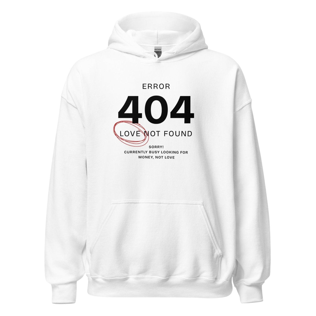 Unisex Hoodie „Error 404“ - Streetwear - size_range | Black Ursus