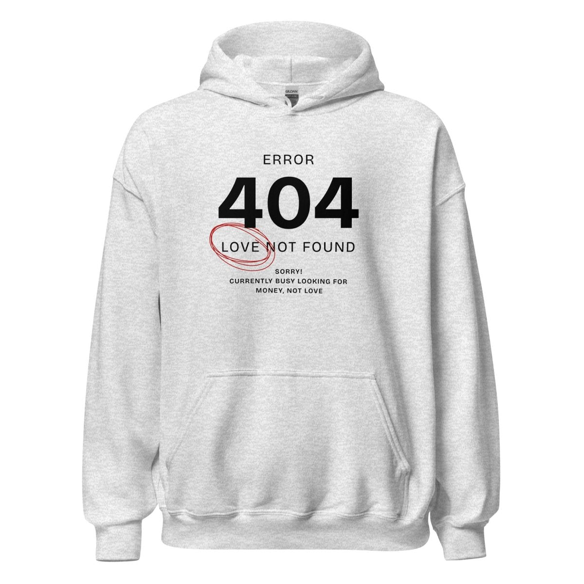 Unisex Hoodie „Error 404“ - Streetwear - size_range | Black Ursus