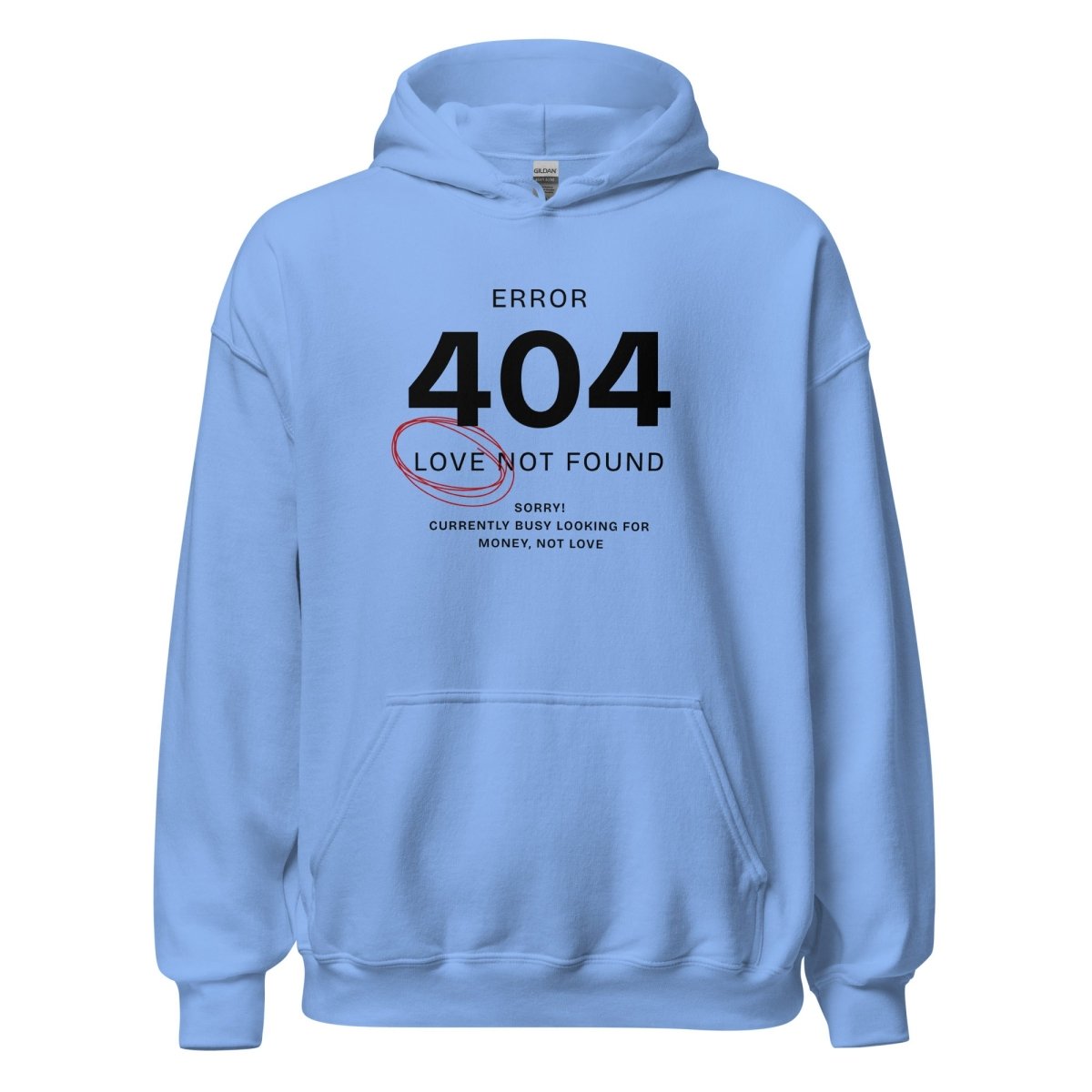 Unisex Hoodie „Error 404“ - Streetwear - size_range | Black Ursus