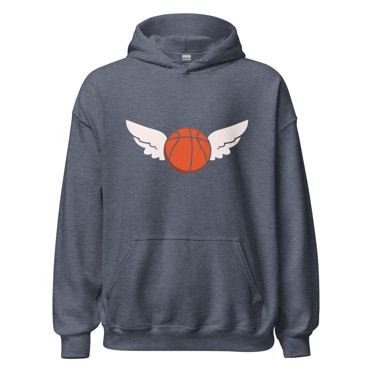 Unisex Hoodie "Flying Basketball" - Streetwear - size_range | Black Ursus