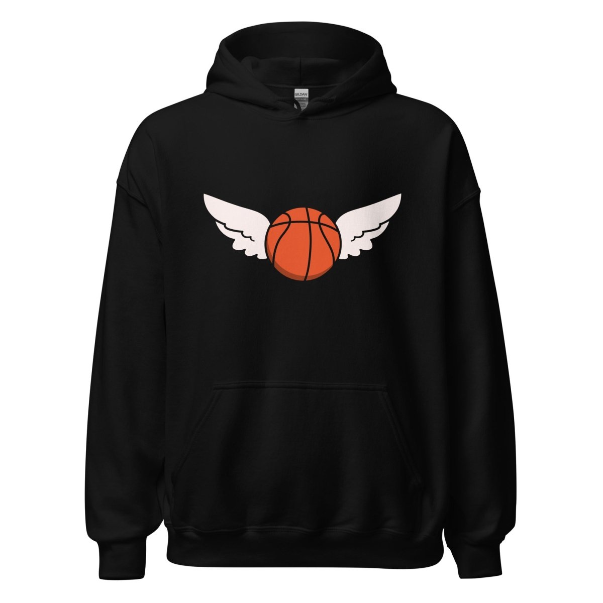 Unisex Hoodie "Flying Basketball" - Streetwear - size_range | Black Ursus