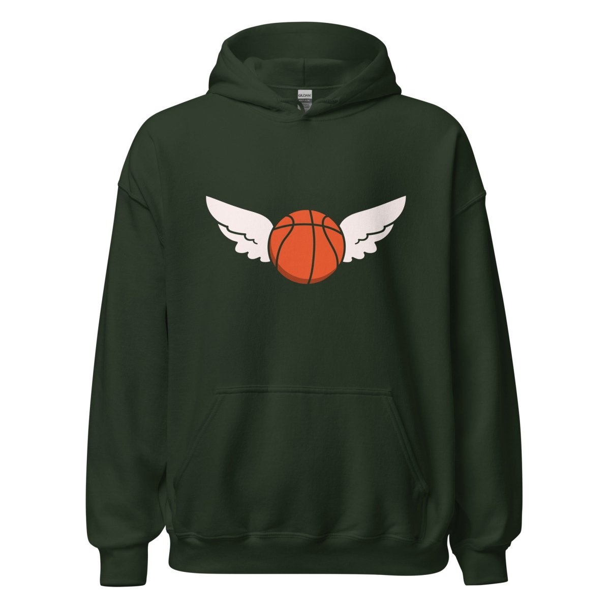 Unisex Hoodie "Flying Basketball" - Streetwear - size_range | Black Ursus