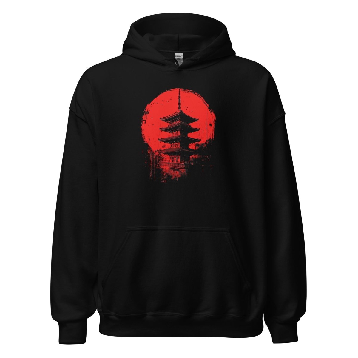 Unisex Hoodie "Forbidden Temple" - Streetwear - size_range | Black Ursus