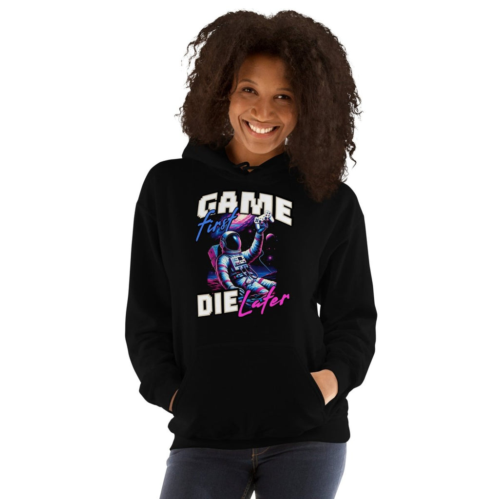 Unisex Hoodie "Game First" - Black Ursus | Urban Streetwear