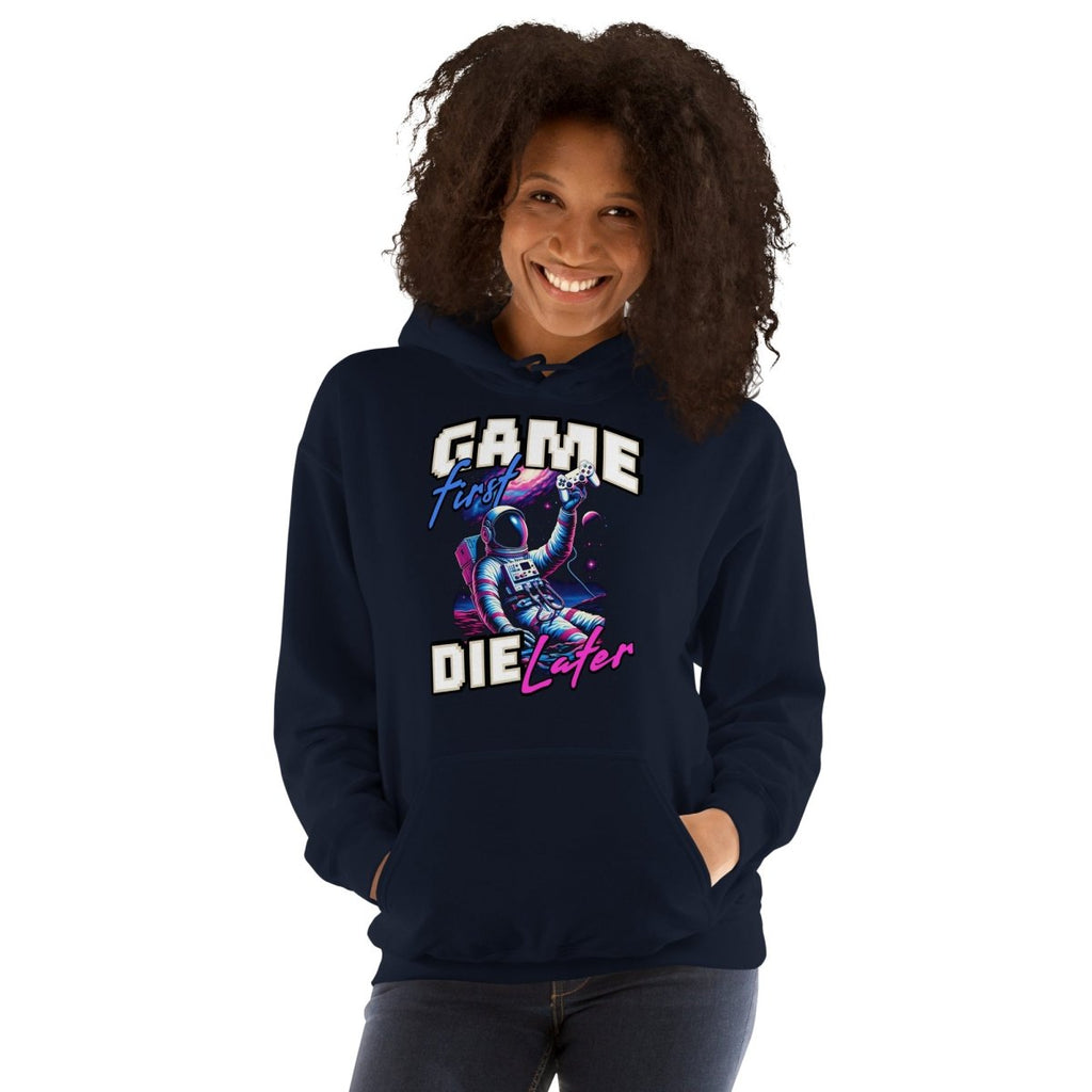 Unisex Hoodie "Game First" - Black Ursus | Urban Streetwear