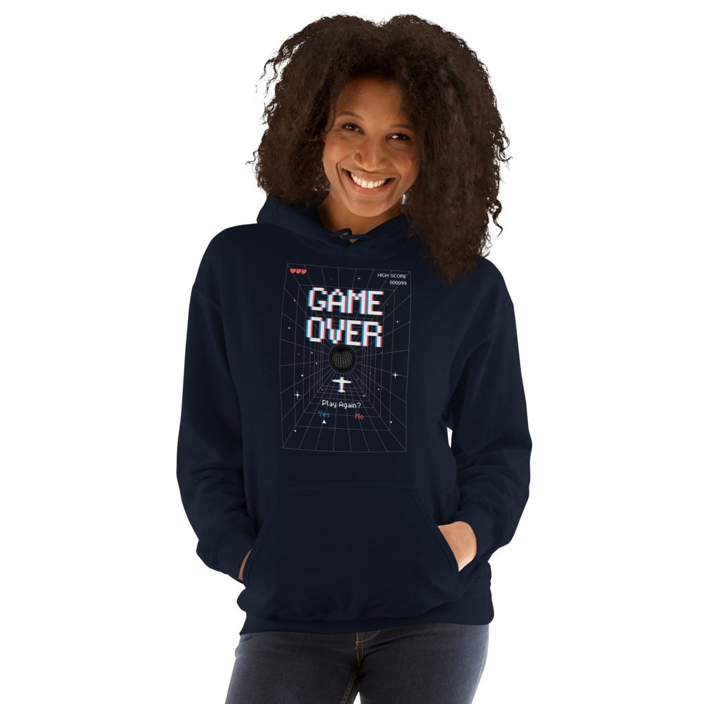 Unisex Hoodie "Game Over" - Black Ursus | Urban Streetwear