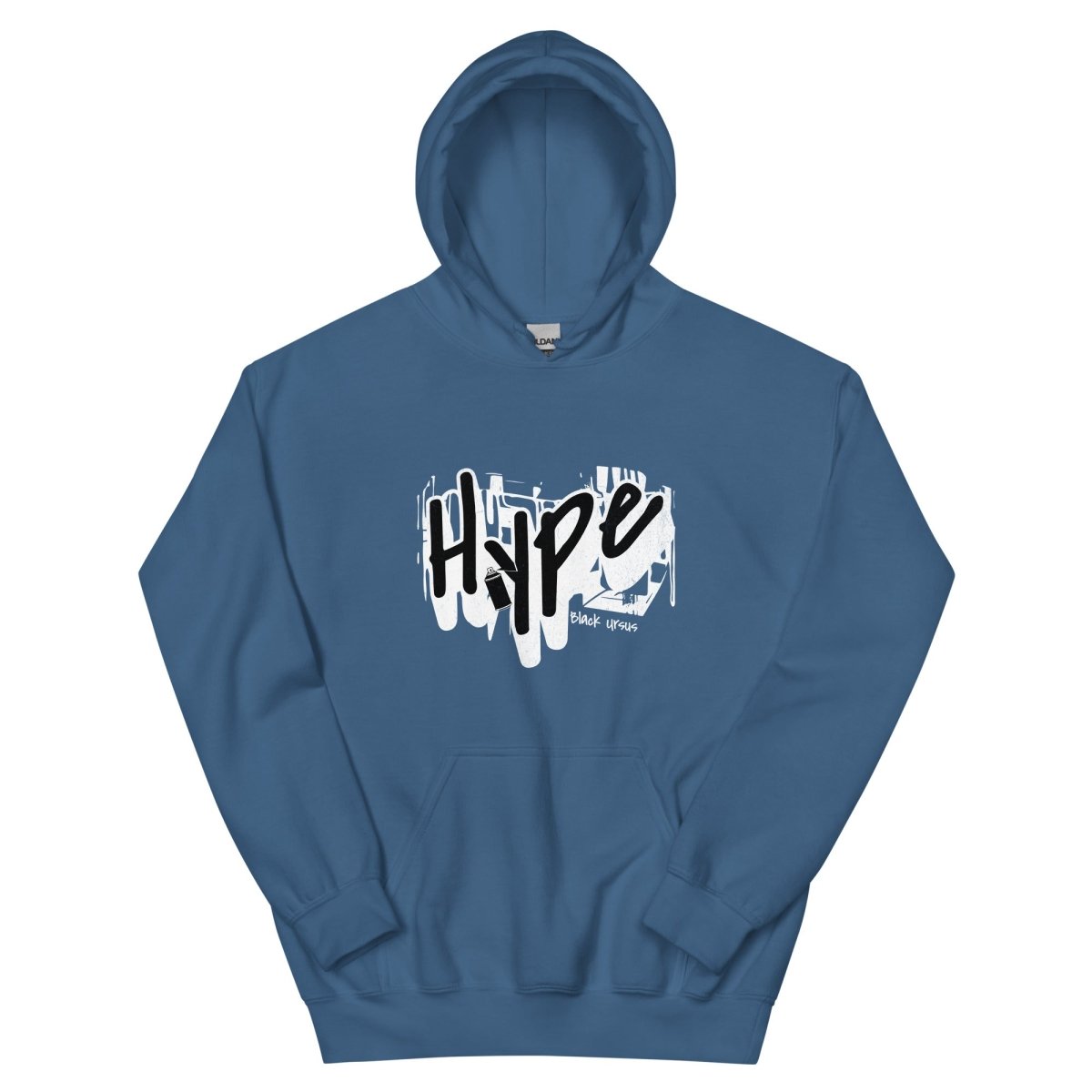 Unisex Hoodie "Hype" - Streetwear - size_range | Black Ursus