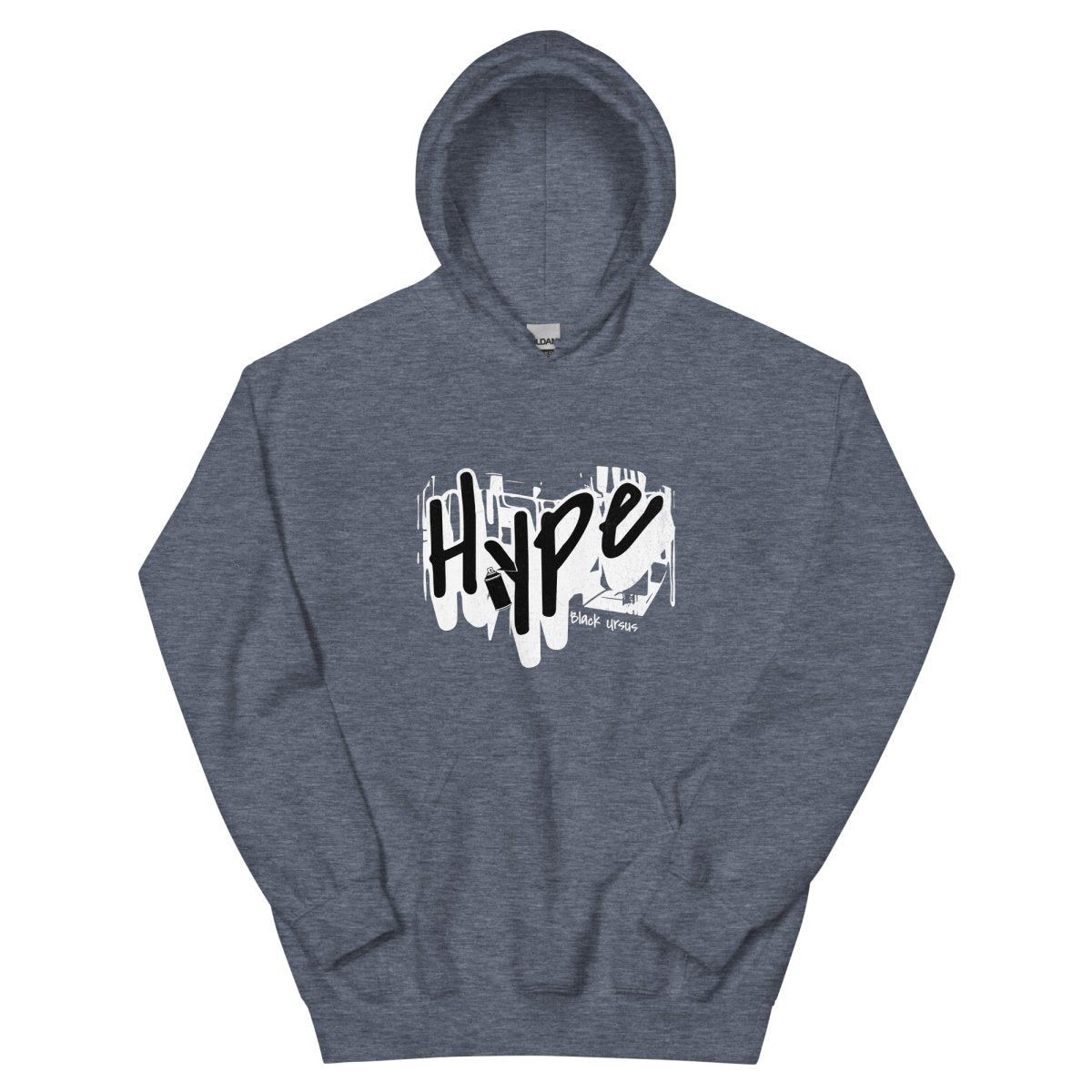 Unisex Hoodie "Hype" - Streetwear - size_range | Black Ursus