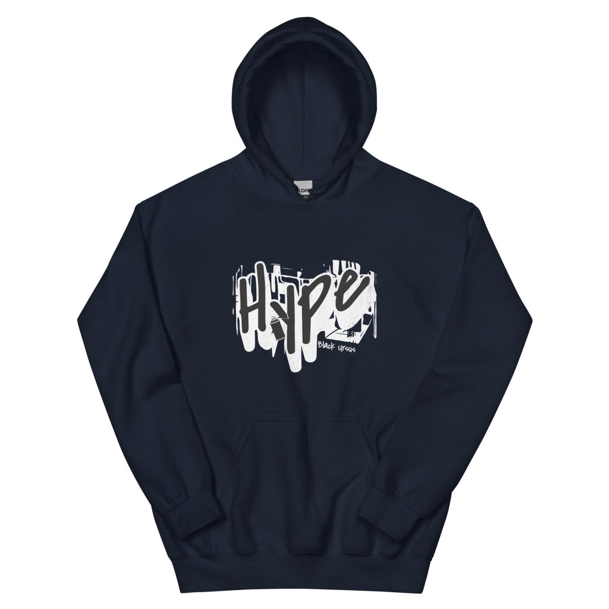 Unisex Hoodie "Hype" - Streetwear - size_range | Black Ursus