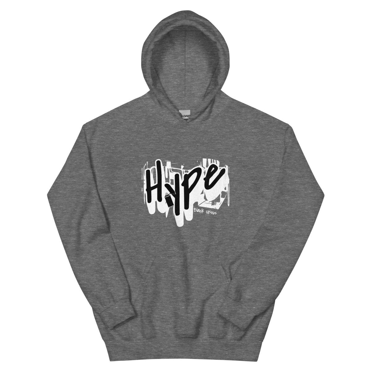 Unisex Hoodie "Hype" - Streetwear - size_range | Black Ursus