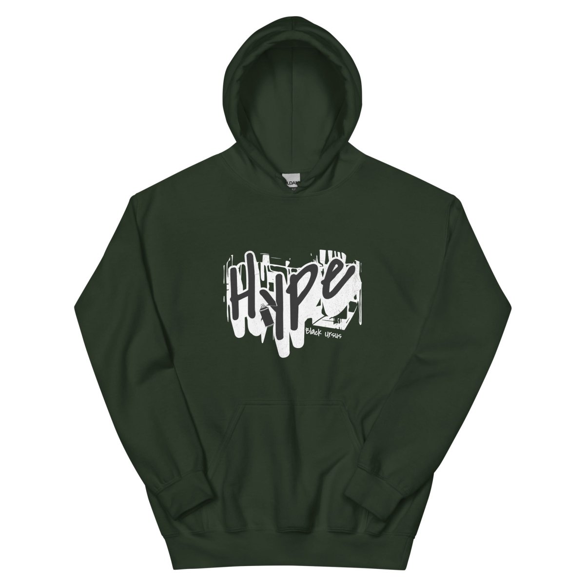 Unisex Hoodie "Hype" - Streetwear - size_range | Black Ursus