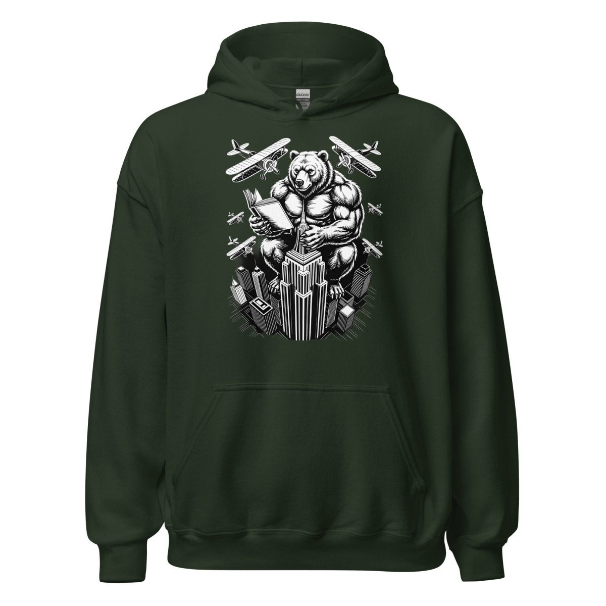 Unisex Hoodie "King Ursus" - Black Ursus | Urban Streetwear