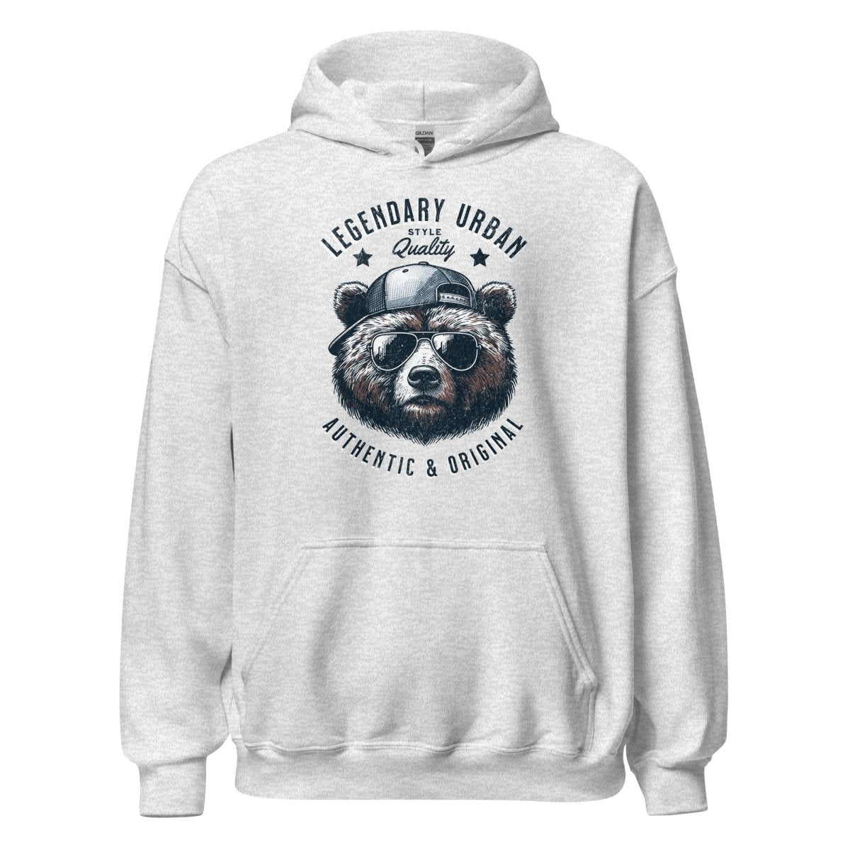 Unisex Hoodie "Legendary Urban" - Black Ursus | Urban Streetwear
