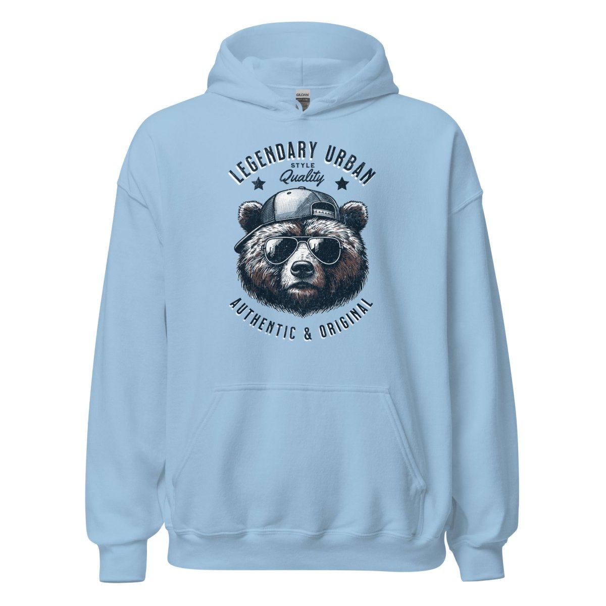 Unisex Hoodie "Legendary Urban" - Black Ursus | Urban Streetwear