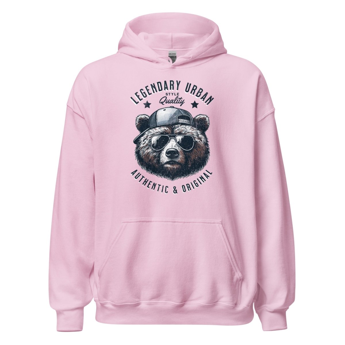 Unisex Hoodie "Legendary Urban" - Black Ursus | Urban Streetwear