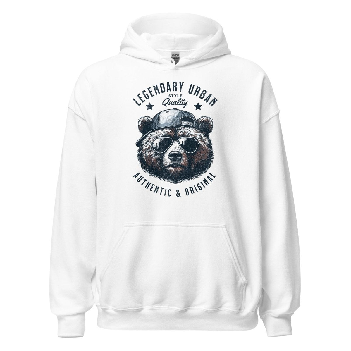 Unisex Hoodie "Legendary Urban" - Black Ursus | Urban Streetwear