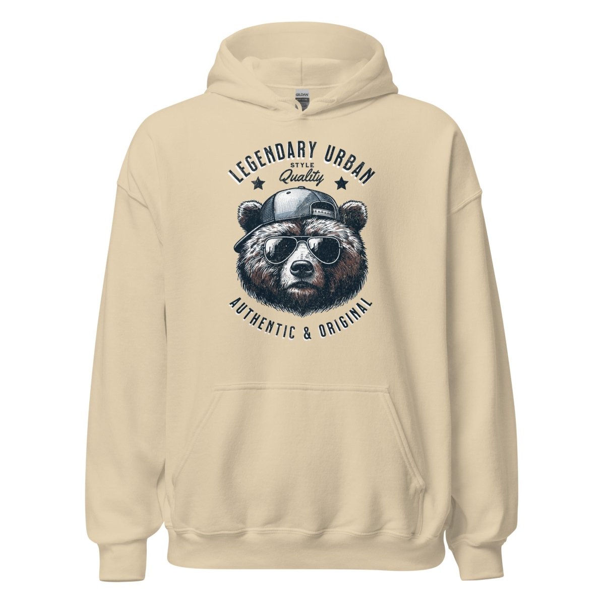 Unisex Hoodie "Legendary Urban" - Black Ursus | Urban Streetwear