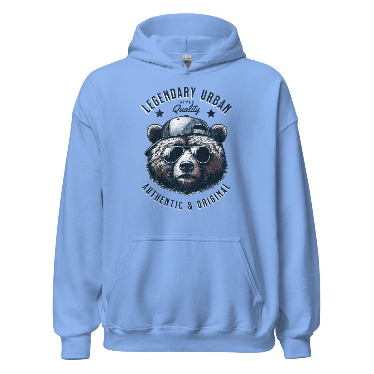 Unisex Hoodie "Legendary Urban" - Black Ursus | Urban Streetwear