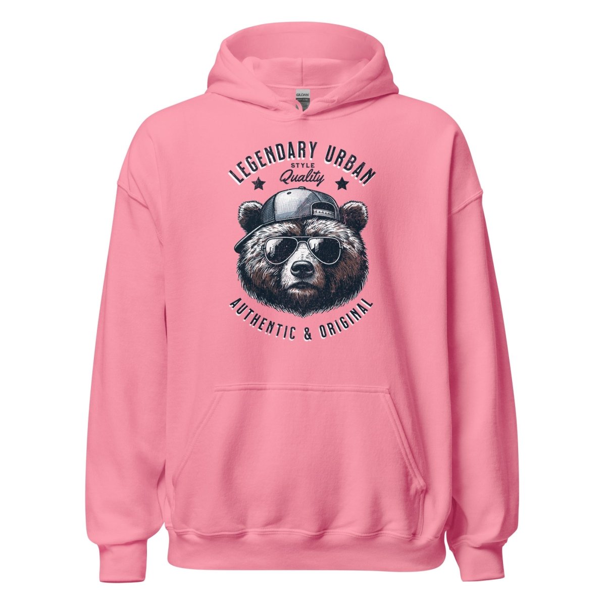 Unisex Hoodie "Legendary Urban" - Black Ursus | Urban Streetwear