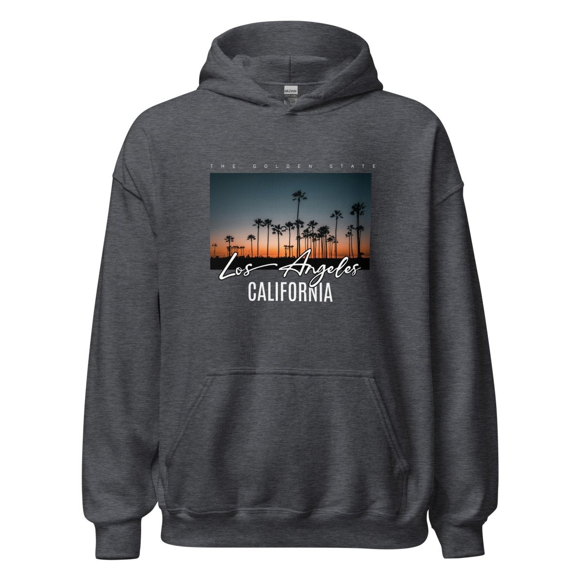 Unisex Hoodie "Los Angeles California" - Streetwear - size_range | Black Ursus