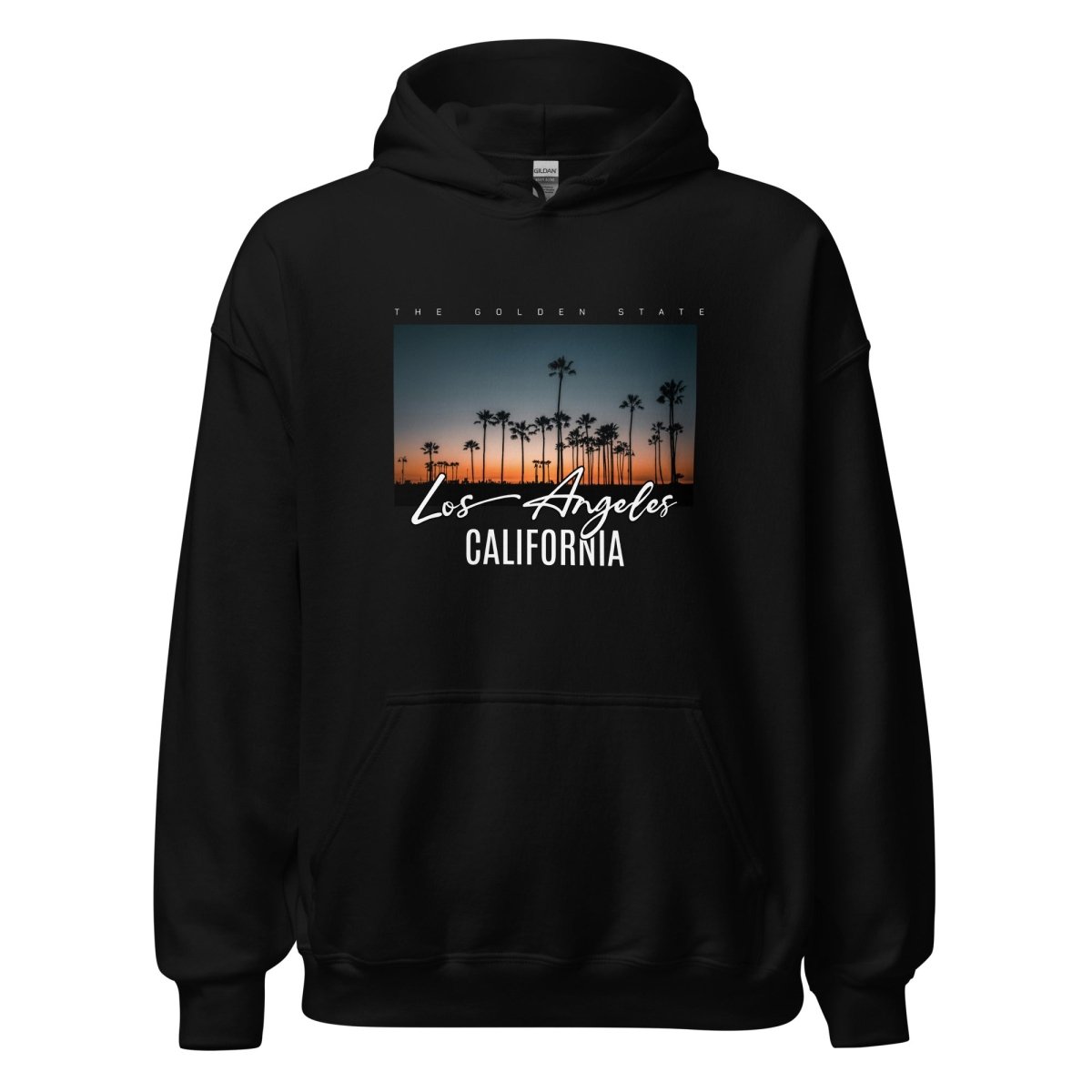 Unisex Hoodie "Los Angeles California" - Streetwear - size_range | Black Ursus