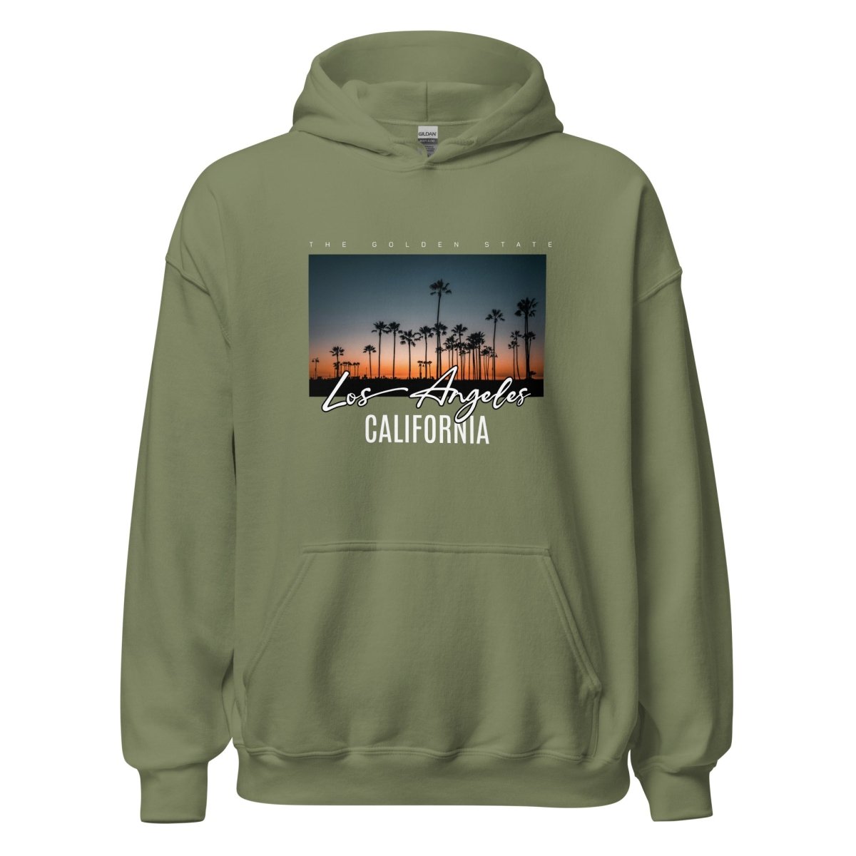 Unisex Hoodie "Los Angeles California" - Streetwear - size_range | Black Ursus