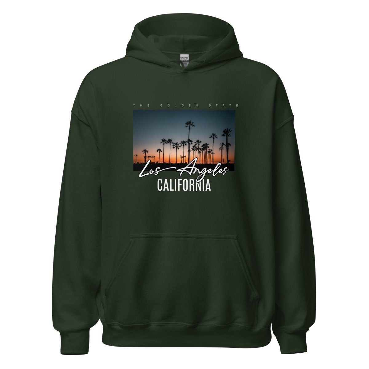 Unisex Hoodie "Los Angeles California" - Streetwear - size_range | Black Ursus