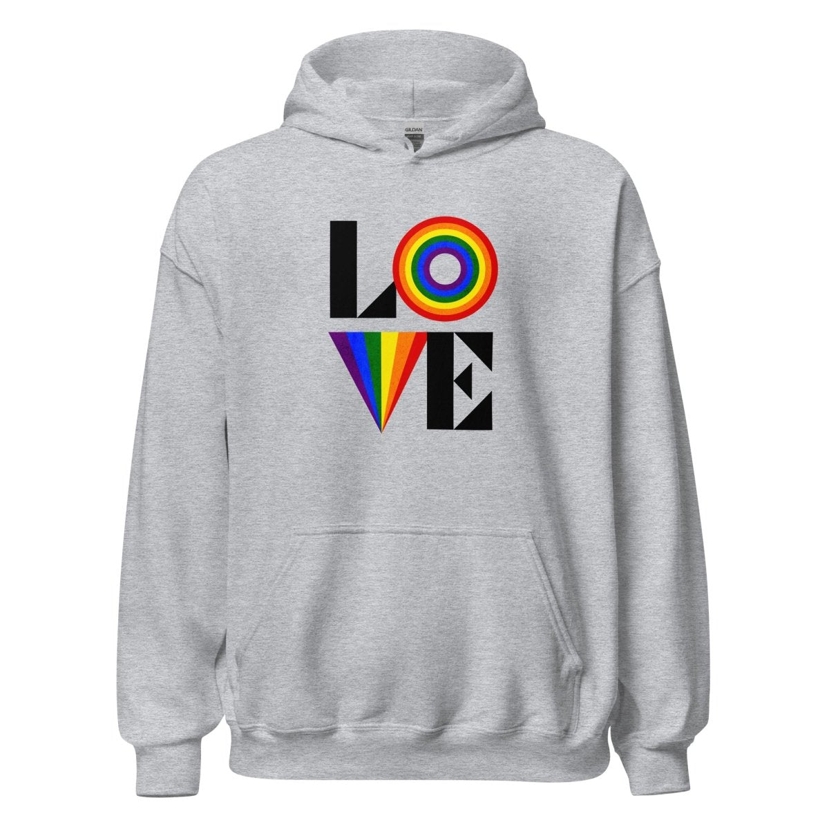 Unisex Hoodie "LOVE IS SAVAGE" - Streetwear - size_range | Black Ursus