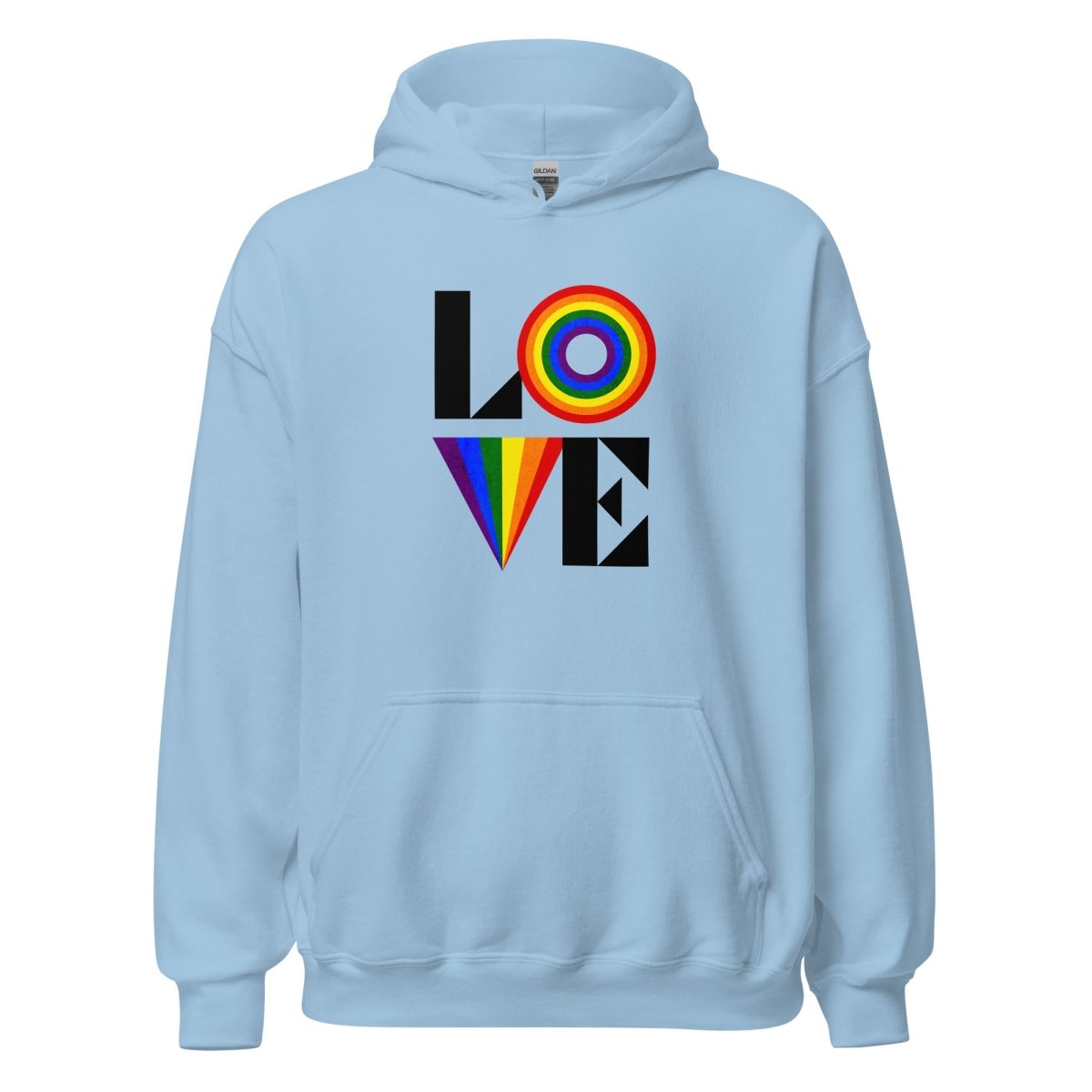 Unisex Hoodie "LOVE IS SAVAGE" - Streetwear - size_range | Black Ursus