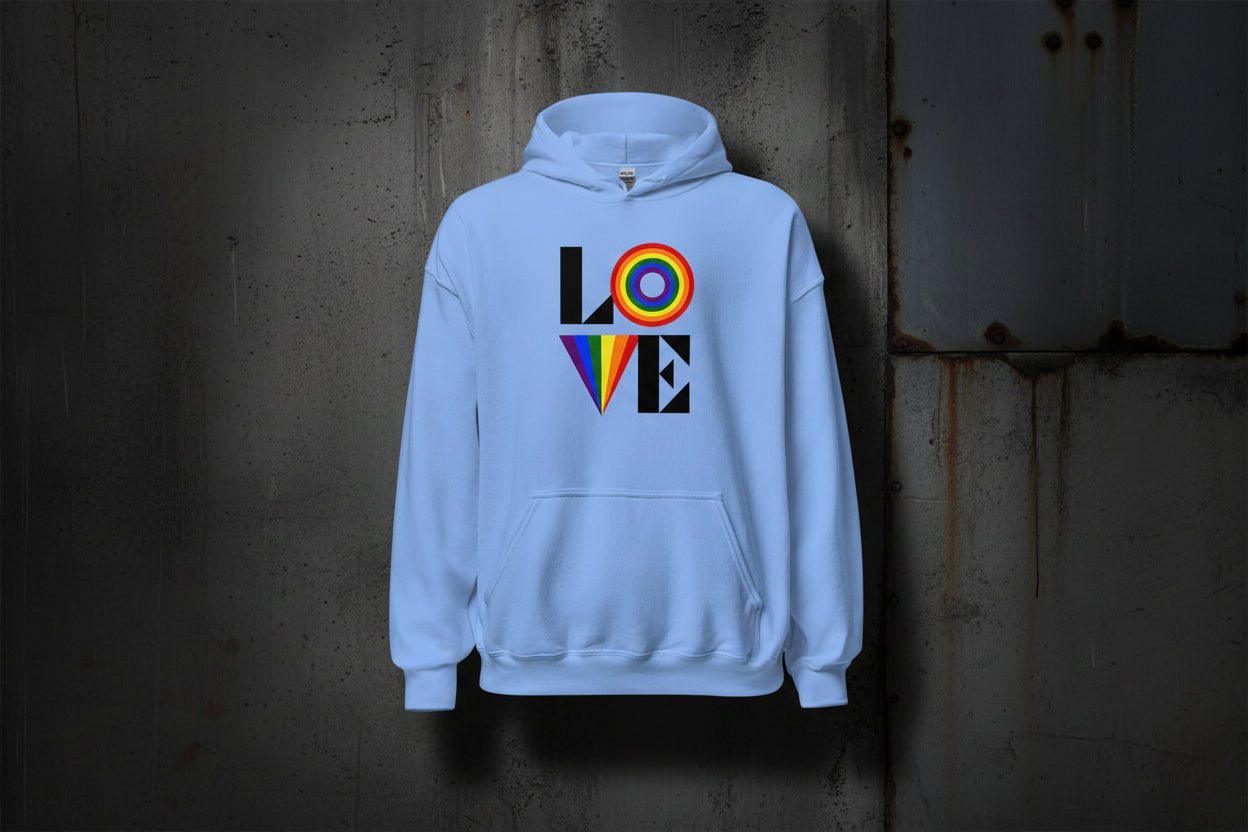 Unisex Hoodie "LOVE IS SAVAGE" - Streetwear - size_range | Black Ursus