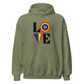 Unisex Hoodie "LOVE IS SAVAGE" - Streetwear - size_range | Black Ursus
