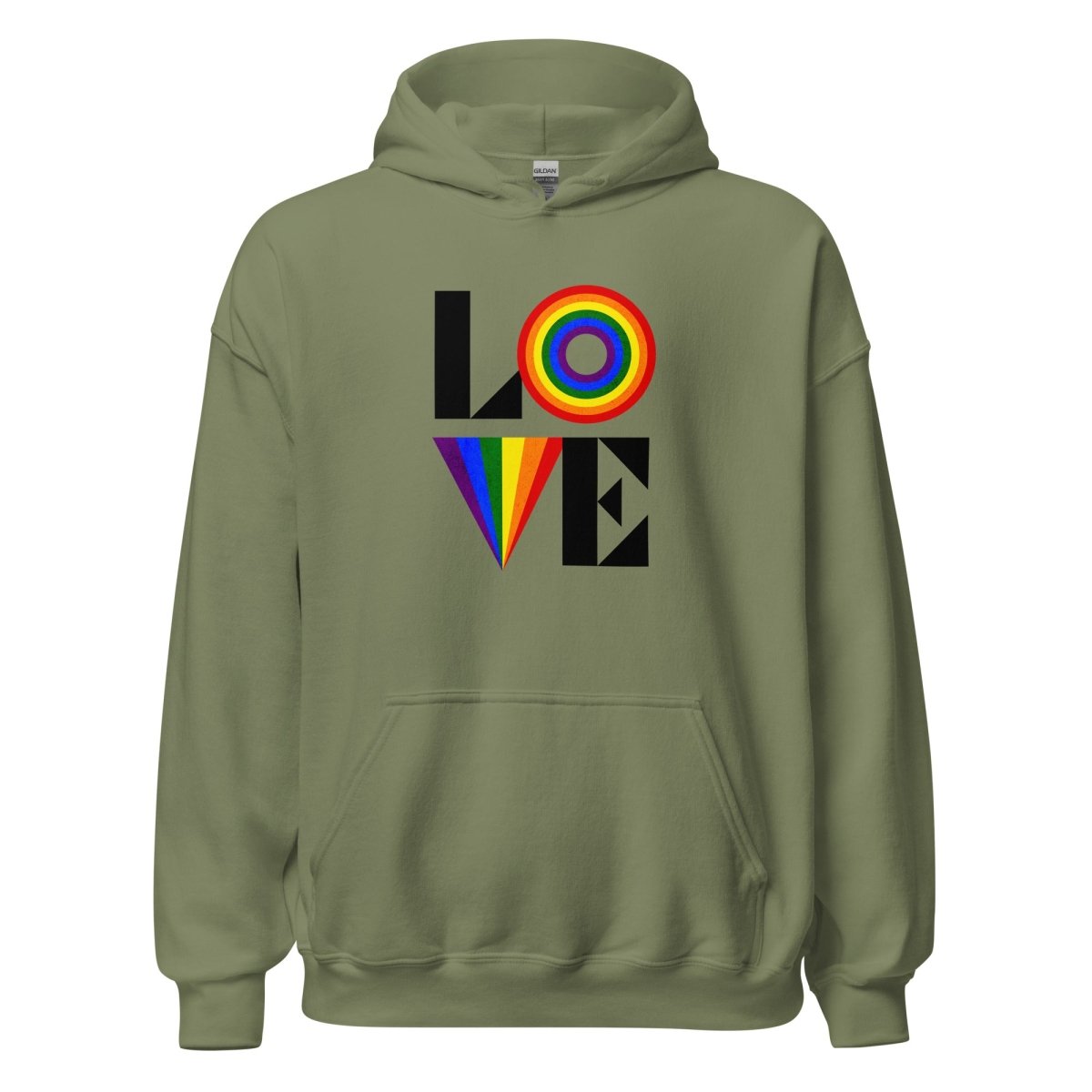 Unisex Hoodie "LOVE IS SAVAGE" - Streetwear - size_range | Black Ursus