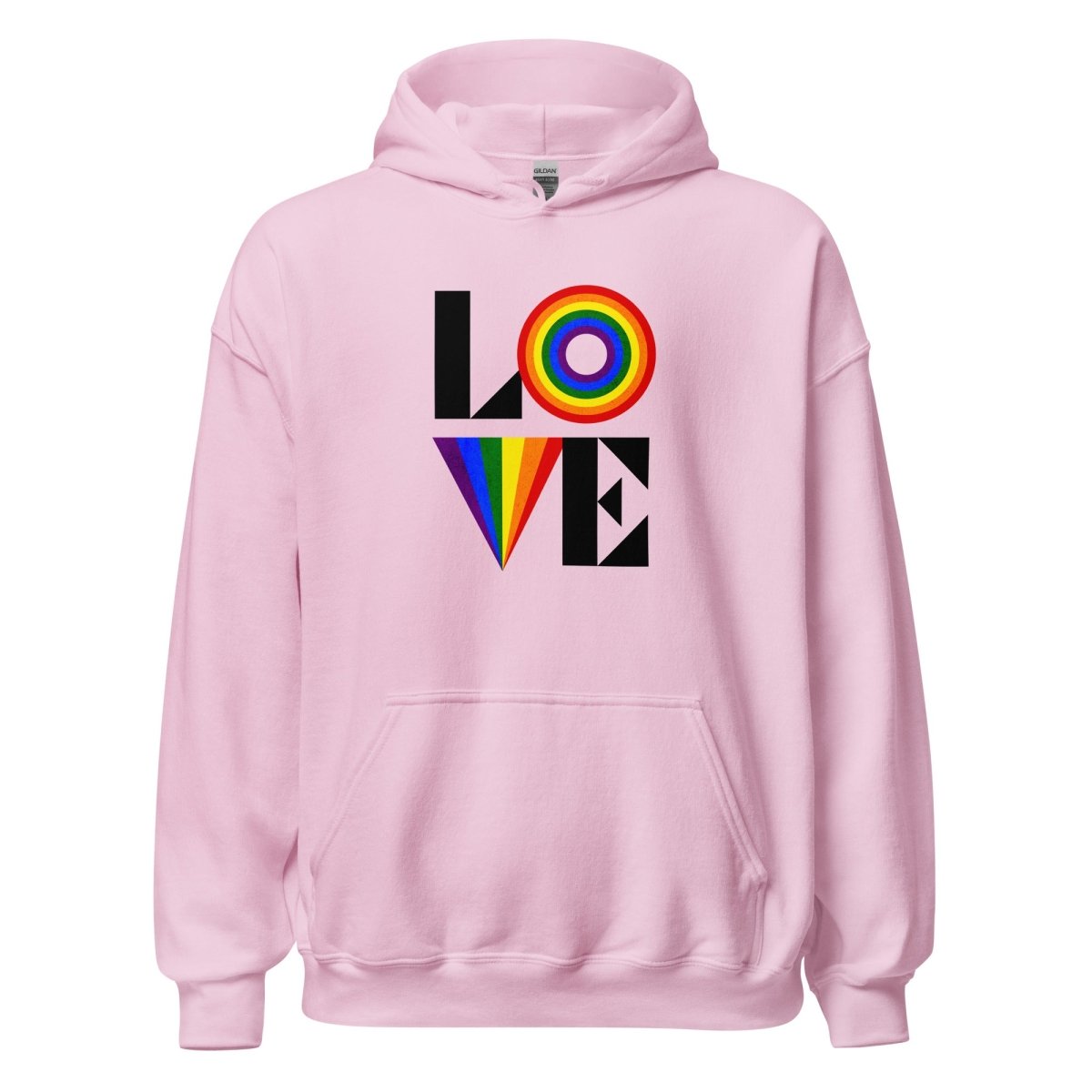 Unisex Hoodie "LOVE IS SAVAGE" - Streetwear - size_range | Black Ursus