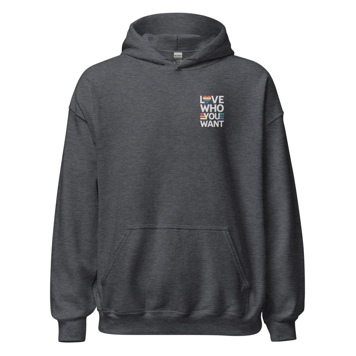 Unisex Hoodie "Love who you want" - Streetwear - size_range | Black Ursus
