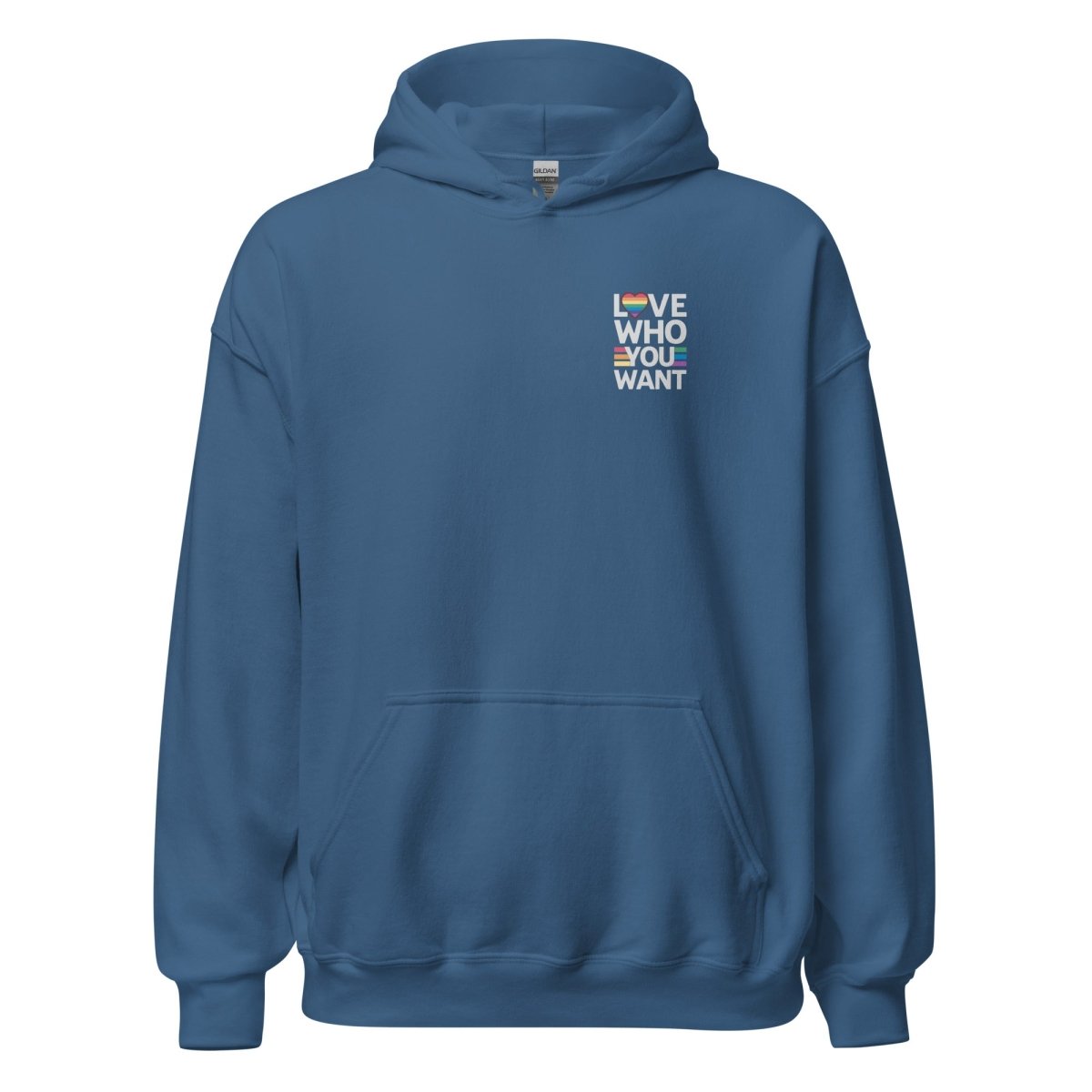 Unisex Hoodie "Love who you want" - Streetwear - size_range | Black Ursus