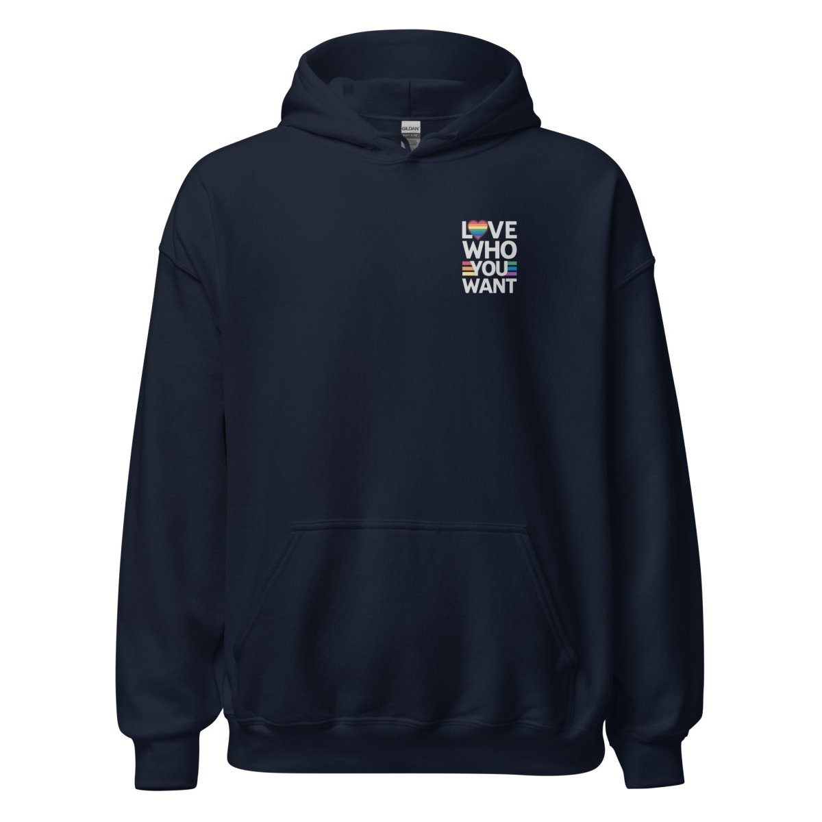 Unisex Hoodie "Love who you want" - Streetwear - size_range | Black Ursus