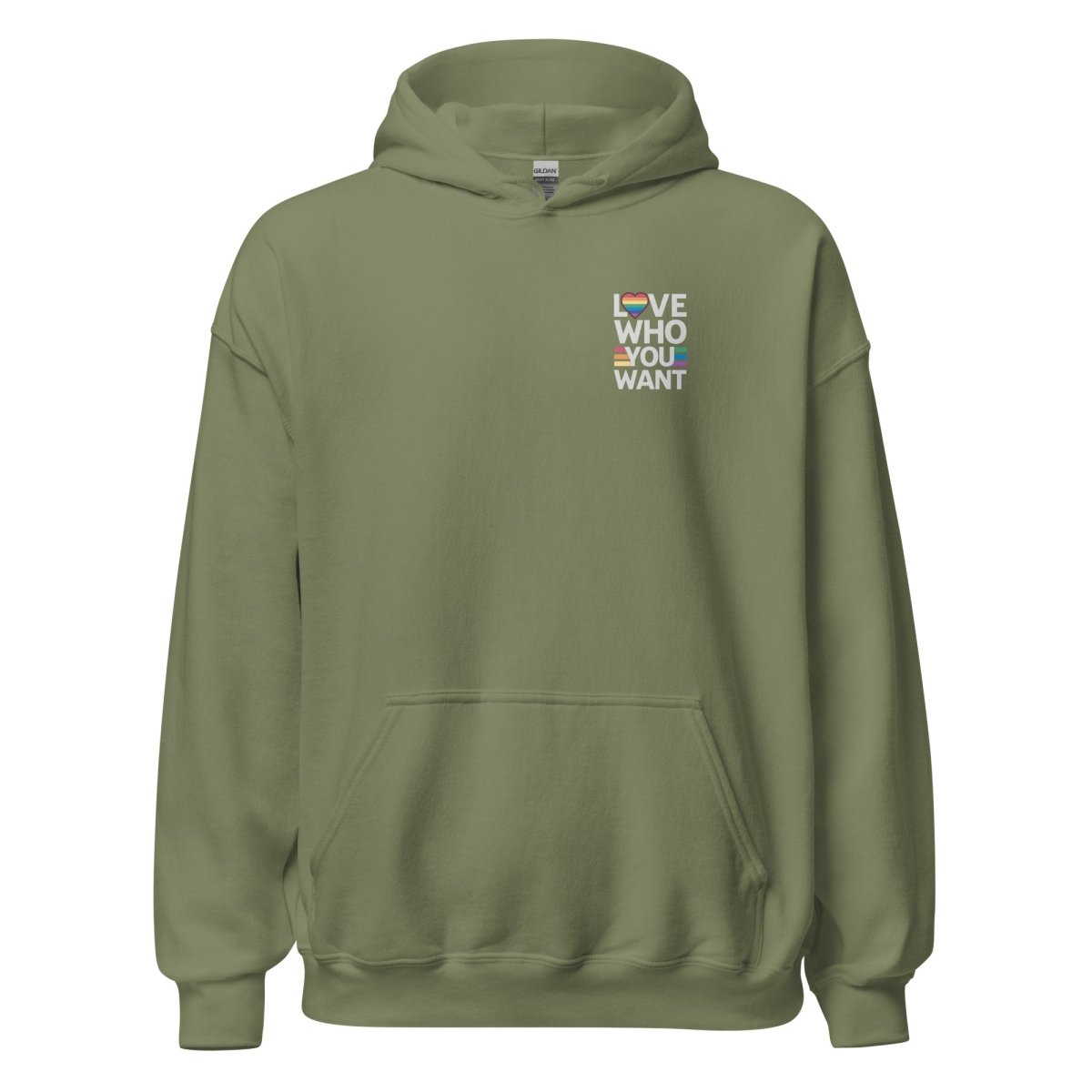 Unisex Hoodie "Love who you want" - Streetwear - size_range | Black Ursus