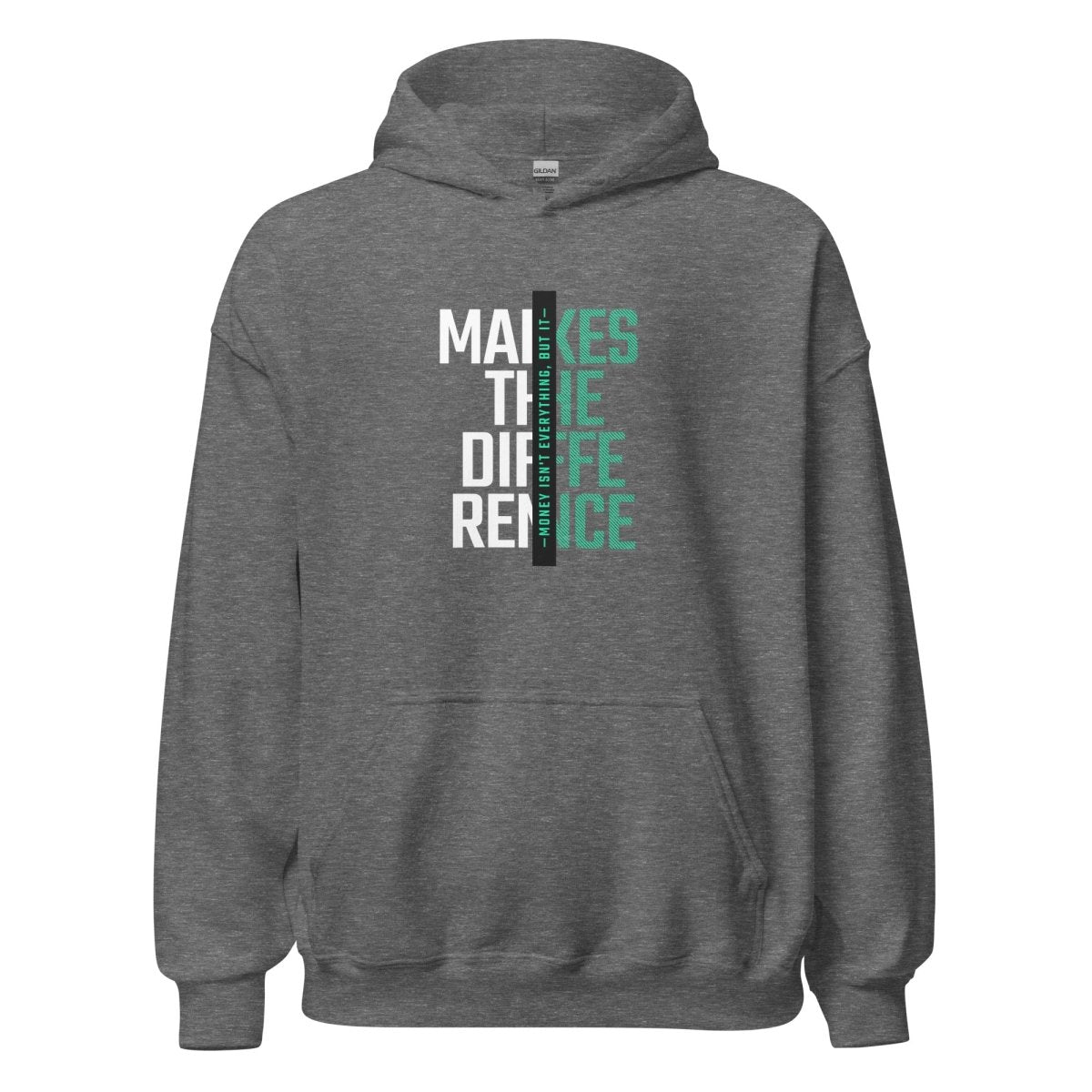Unisex Hoodie "Makes the Difference" - Streetwear - size_range | Black Ursus