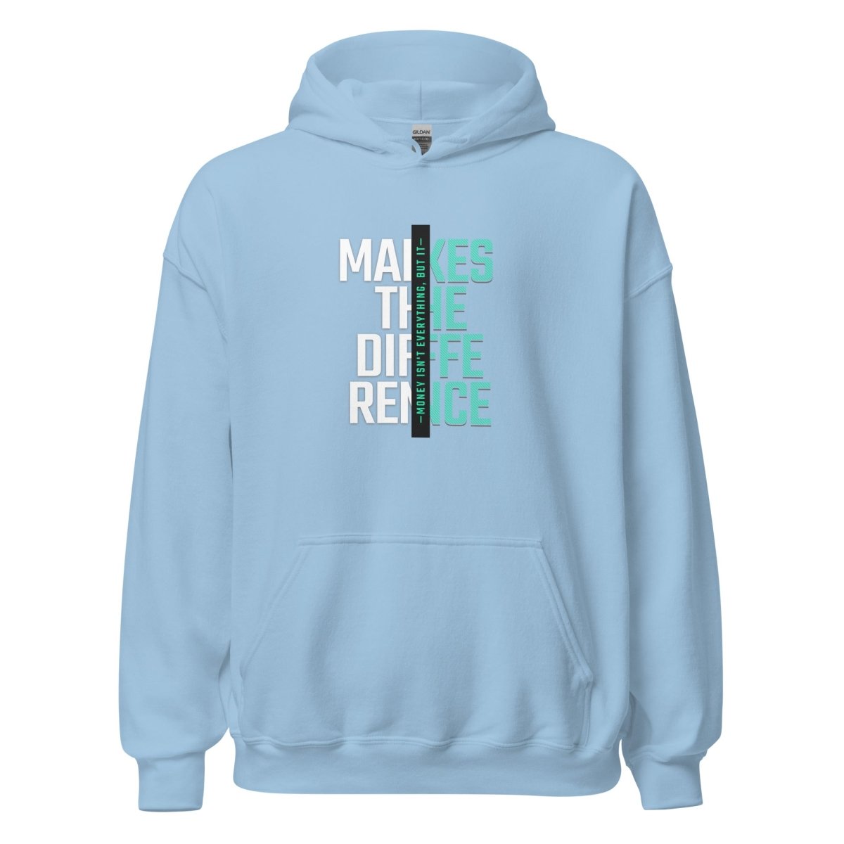 Unisex Hoodie "Makes the Difference" - Streetwear - size_range | Black Ursus