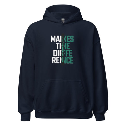Unisex Hoodie "Makes the Difference" - Streetwear - size_range | Black Ursus