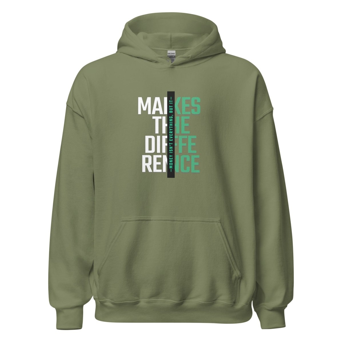 Unisex Hoodie "Makes the Difference" - Streetwear - size_range | Black Ursus